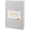 Keeper Of My Heart Greeting Card - Paper