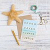 Rough Waves Always Subside Greeting Card - Paper