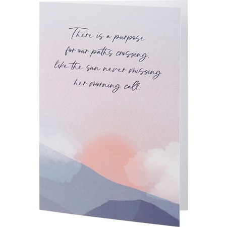 Morning Call Greeting Card - Paper