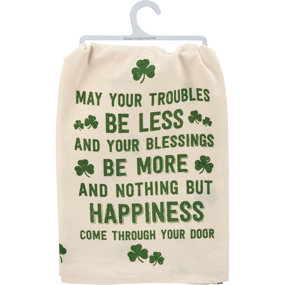 Kitchen Towel - Nothing But Happiness - 28" x 28" - Cotton
