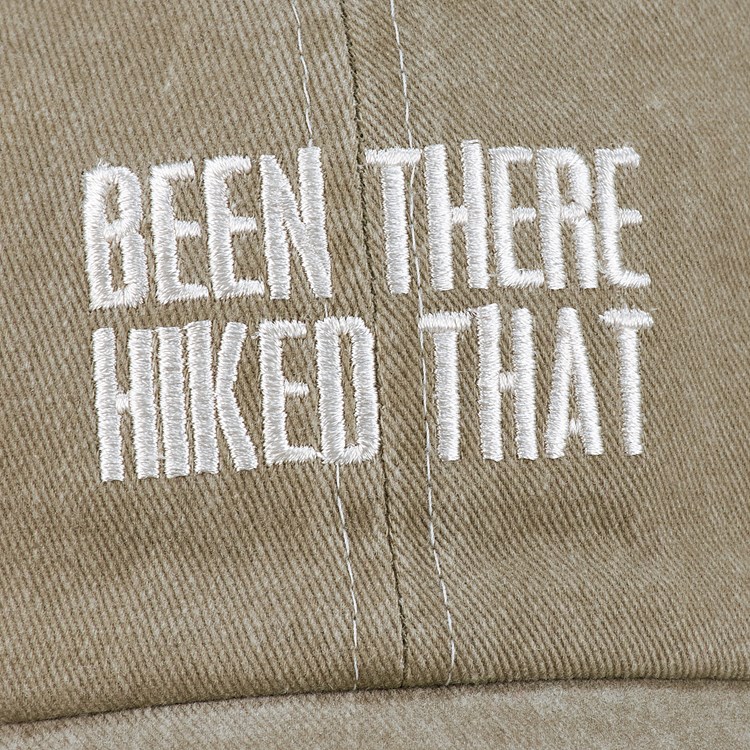 Been There Hiked That Baseball Cap - Cotton, Metal