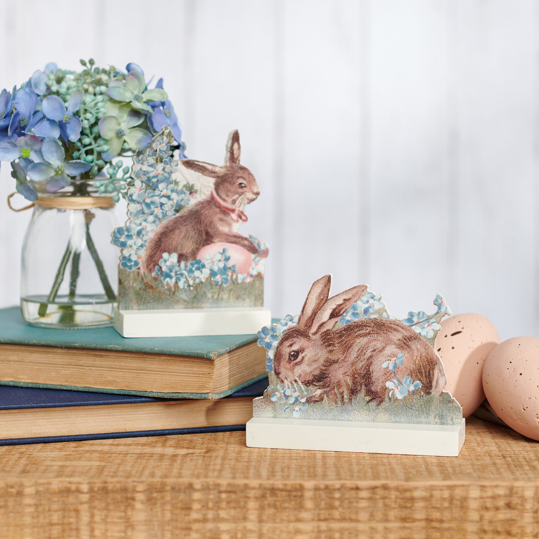 Easter Bunnies Stand Up Set Primitives By Kathy