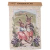 Dancing Bunnies Garden Flag - Polyester