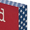 Proud Military Family Block Sign - Wood