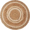 Cream Circle Placemat - Jute