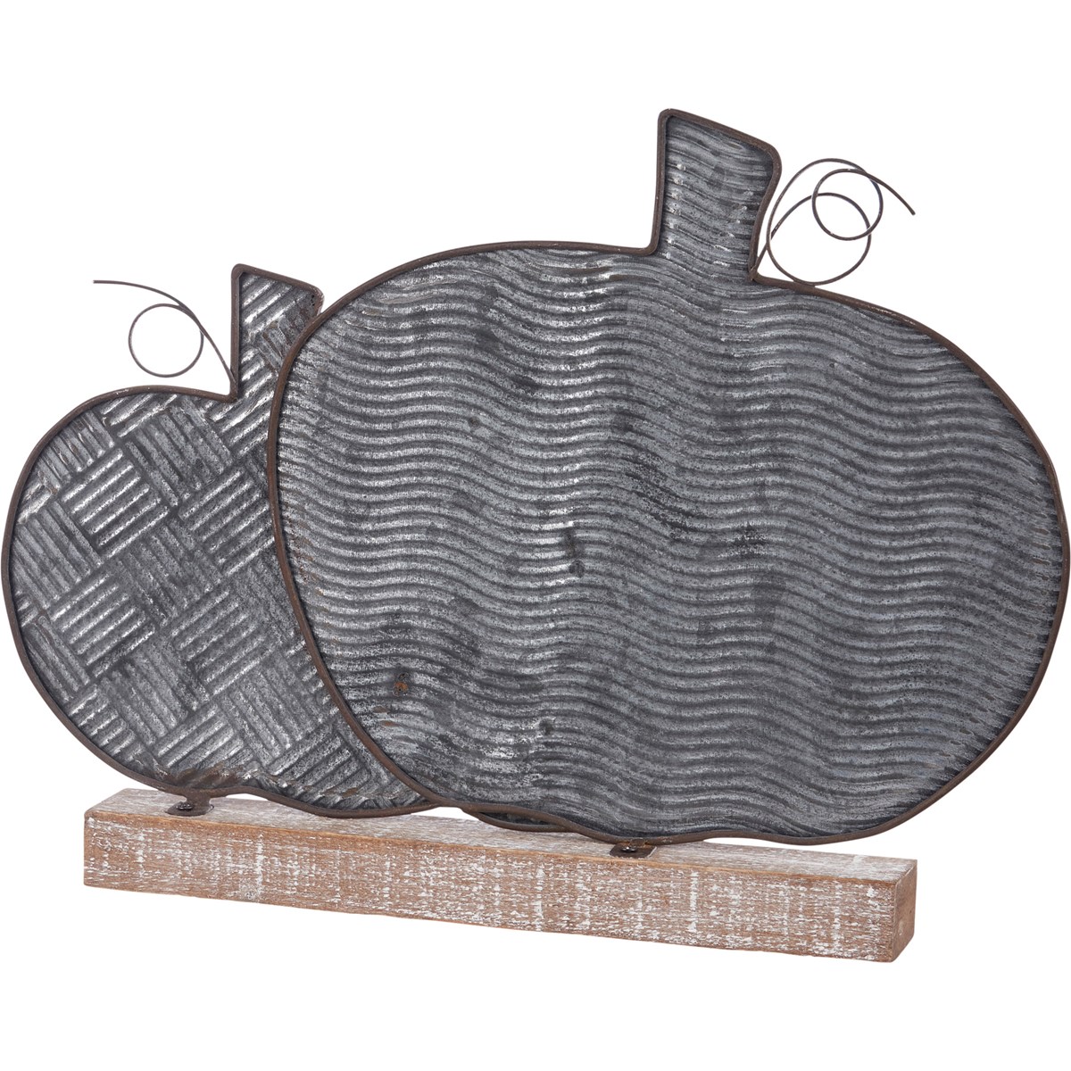 Pumpkins Slat Sitter - Metal, Wood