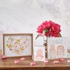 Inset Box Sign - Love You More Floral - 9" x 7" x 1.75" - Wood, Paper