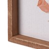 Love You More Floral Inset Box Sign - Wood, Paper