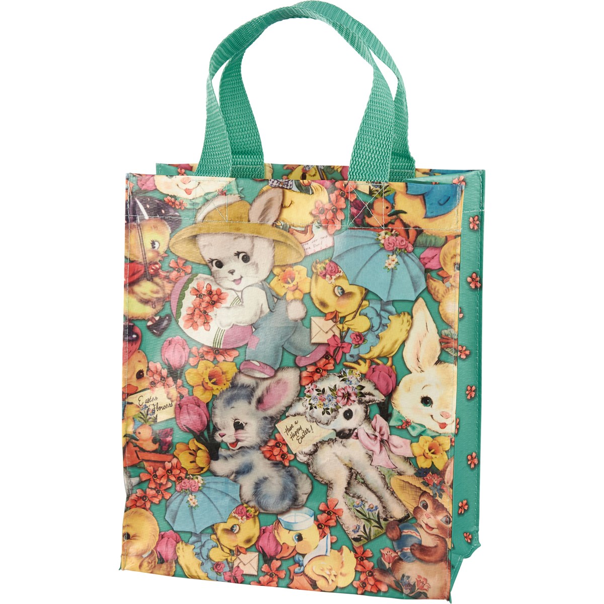 Vintage Easter Daily Tote - Post-Consumer Material, Nylon