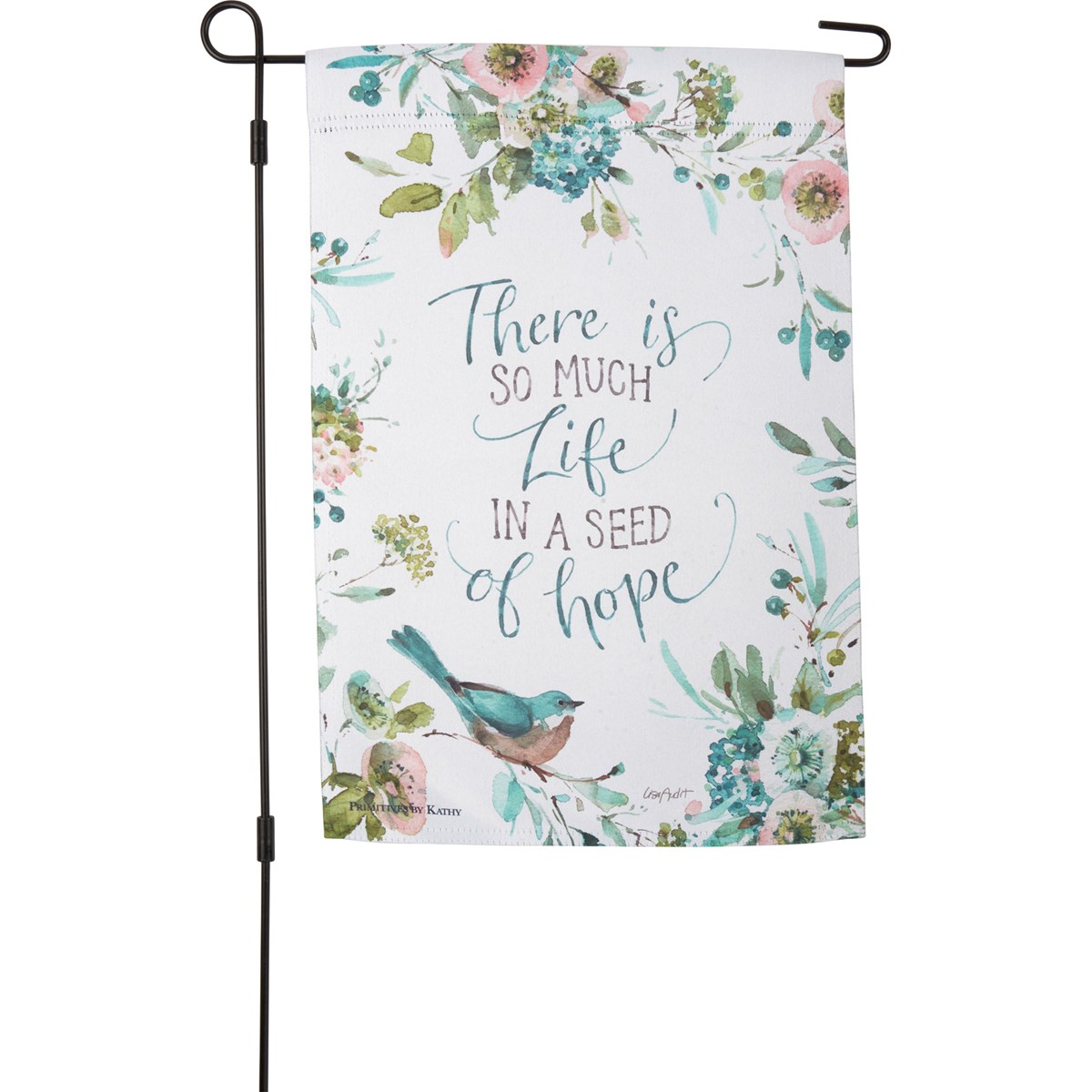 Life In A Seed Of Hope Garden Flag - Polyester