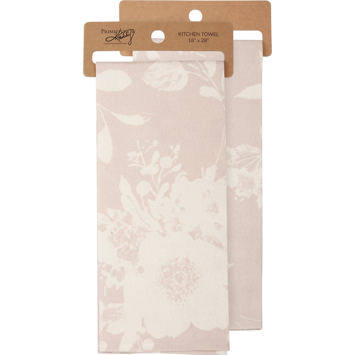 Blush Floral Kitchen Towel - Cotton
