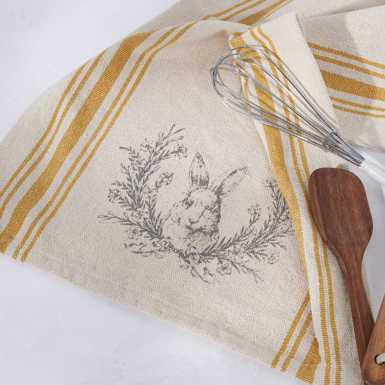Rabbit Crest Kitchen Towel | Primitives By Kathy