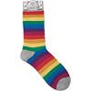 Rainbows And Unicorns Socks - Cotton, Nylon, Spandex