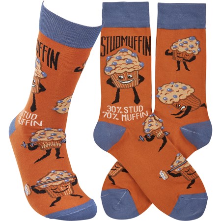 Studmuffin Socks - Cotton, Nylon, Spandex