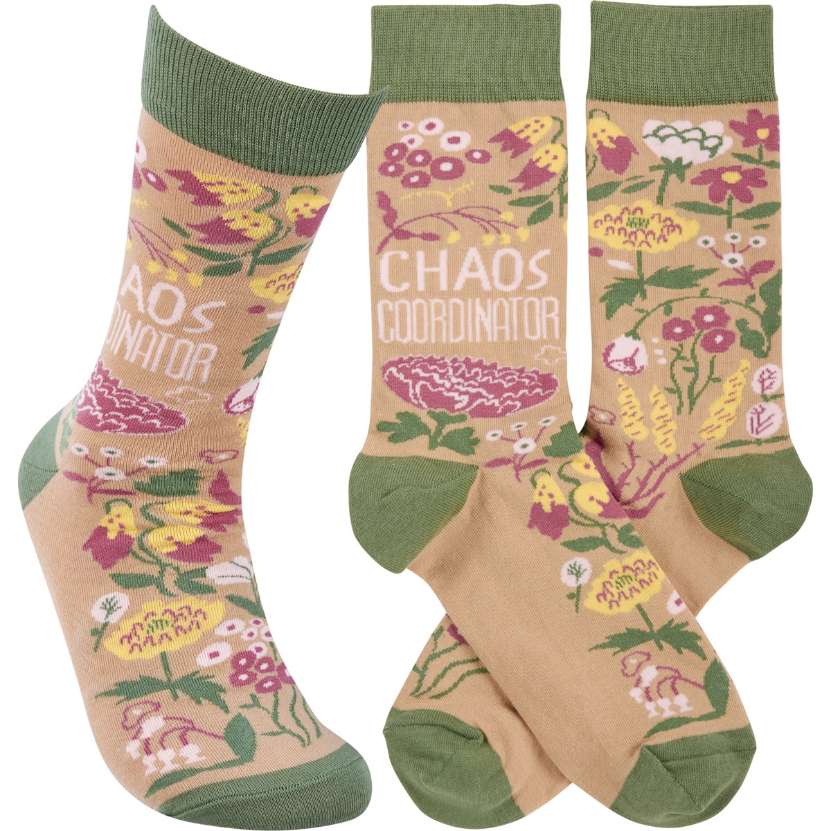 Chaos Coordinator Socks - Cotton, Nylon, Spandex