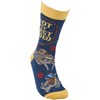Socks - Not My First Rodeo - One Size Fits Most - Cotton, Nylon, Spandex