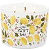 Home Sweet Home Candle - Soy Wax, Glass, Cotton