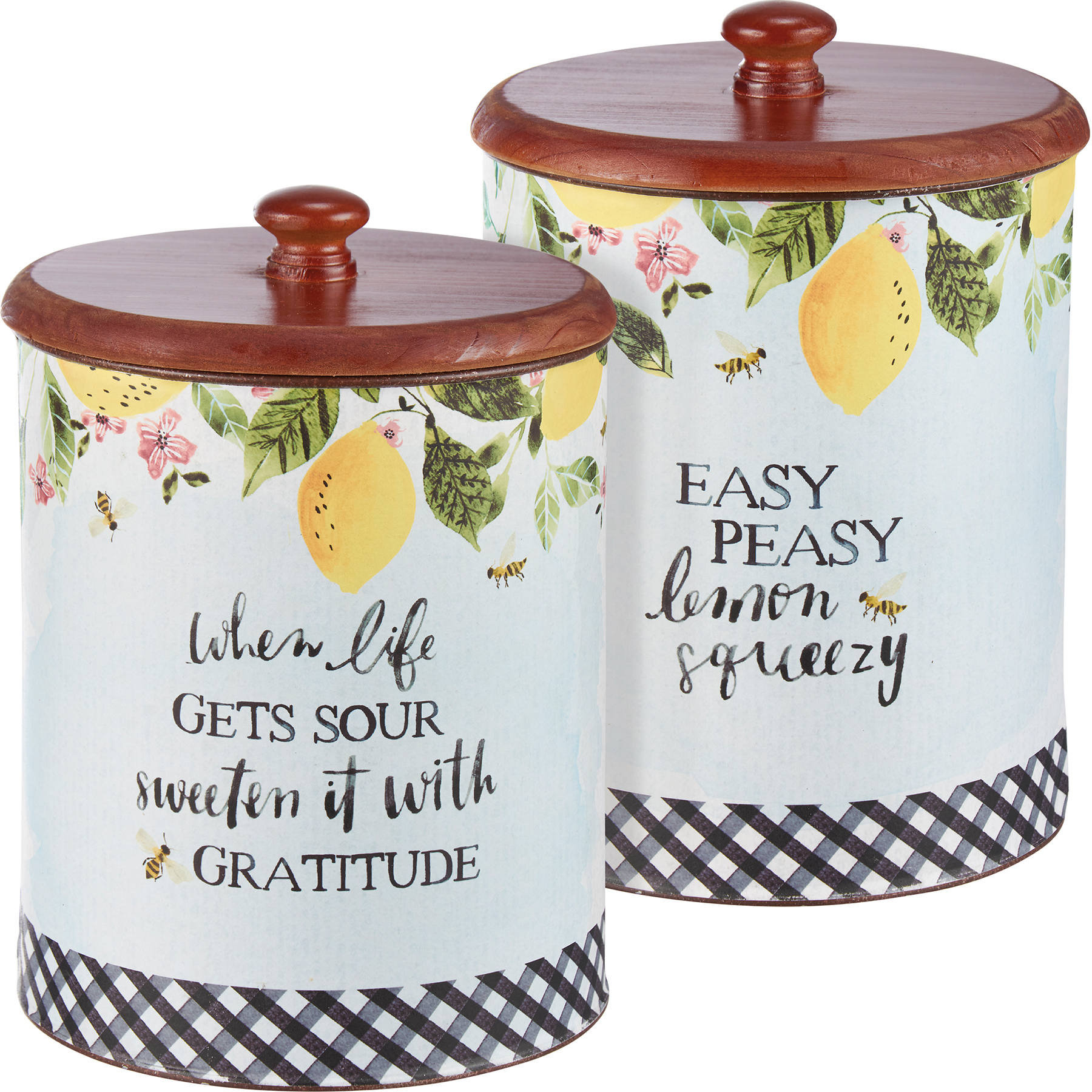 Easy Peasy Lemon Squeezy Canister Primitives By Kathy