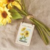 Flower Seed Packets Ornament Set - Wood, Paper, Wire