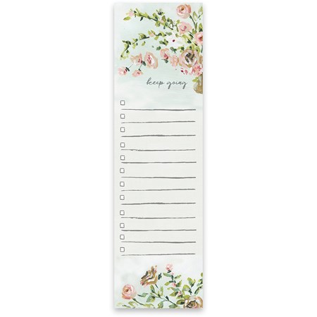 Keep Going List Pad - Paper, Magnet