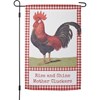 Rise And Shine Garden Flag - Polyester