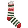 Santa's Favorite Socks - Cotton, Nylon, Spandex