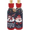 Jingle Juice Time Bottle Sock - Cotton, Nylon, Spandex