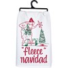 Fleece Navidad Kitchen Towel - Cotton