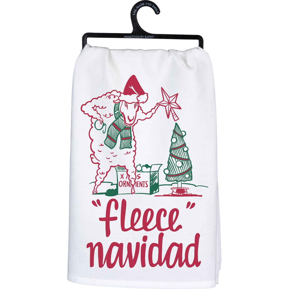 Fleece Navidad Kitchen Towel - Cotton