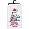 Coffee & Christmas Cheer Kitchen Towel - Cotton