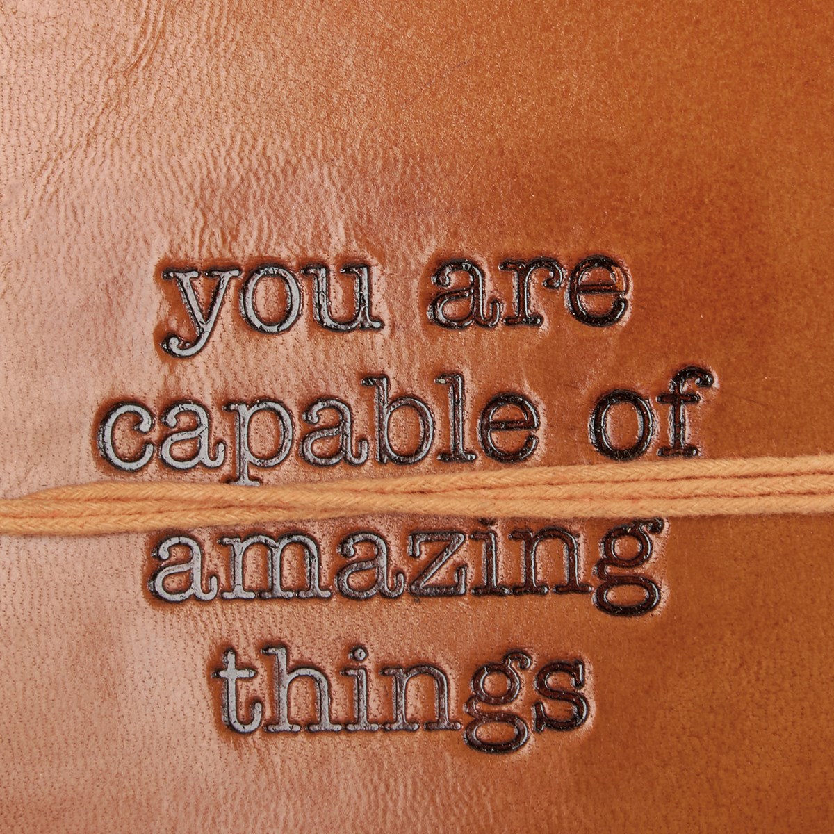 Capable Of Amazing Things Journal - Leather, Paper