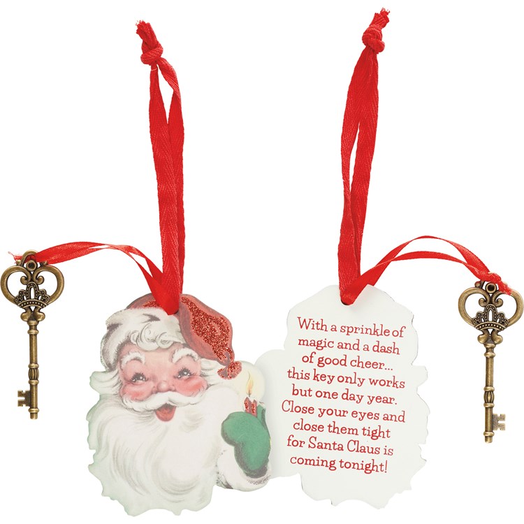 Santa Claus Key Ornament