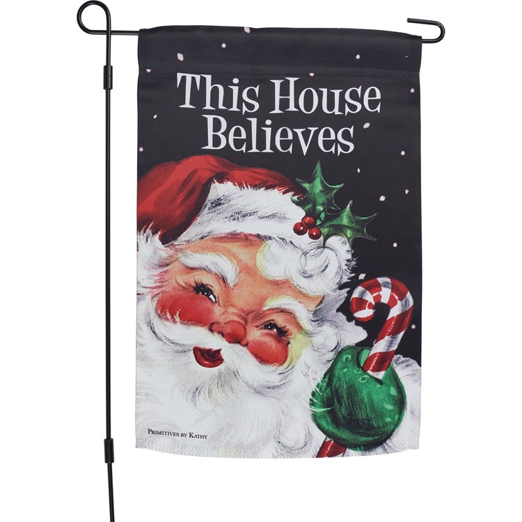 This House Believes Garden Flag - Polyester