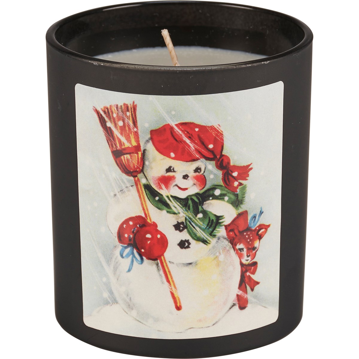 Snowy Friends Jar Candle Set - Soy Wax, Glass, Cotton