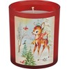 Santa's Reindeer Jar Candle Set - Soy Wax, Glass, Cotton