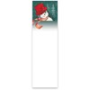 Snowman In A Red Hat List Pad - Paper, Magnet