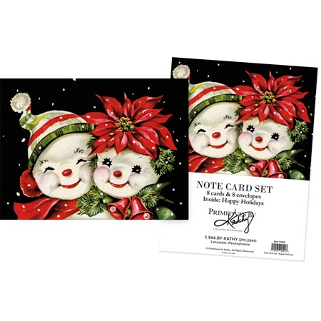 Happy Holidays Note Card Set - Paper