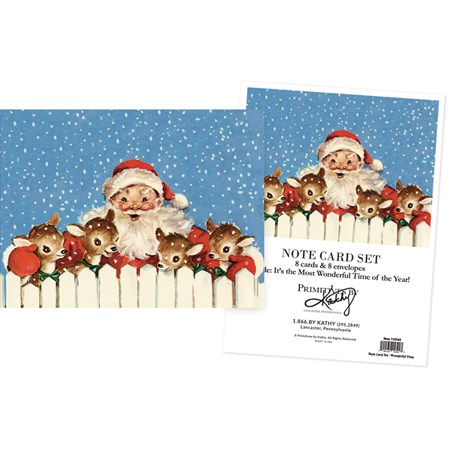 Wonderful Time Of Year Note Card Set - Paper