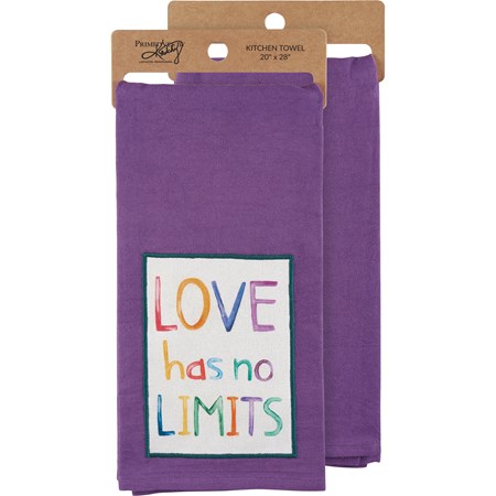 Kitchen Towel - Love Has No Limits - 20" x 28" - Cotton