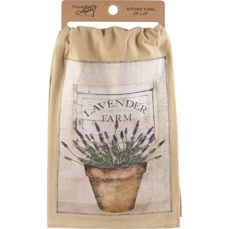 Lavender Farm Kitchen Towel - Cotton