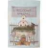 Welcome Spring Garden Flag - Polyester