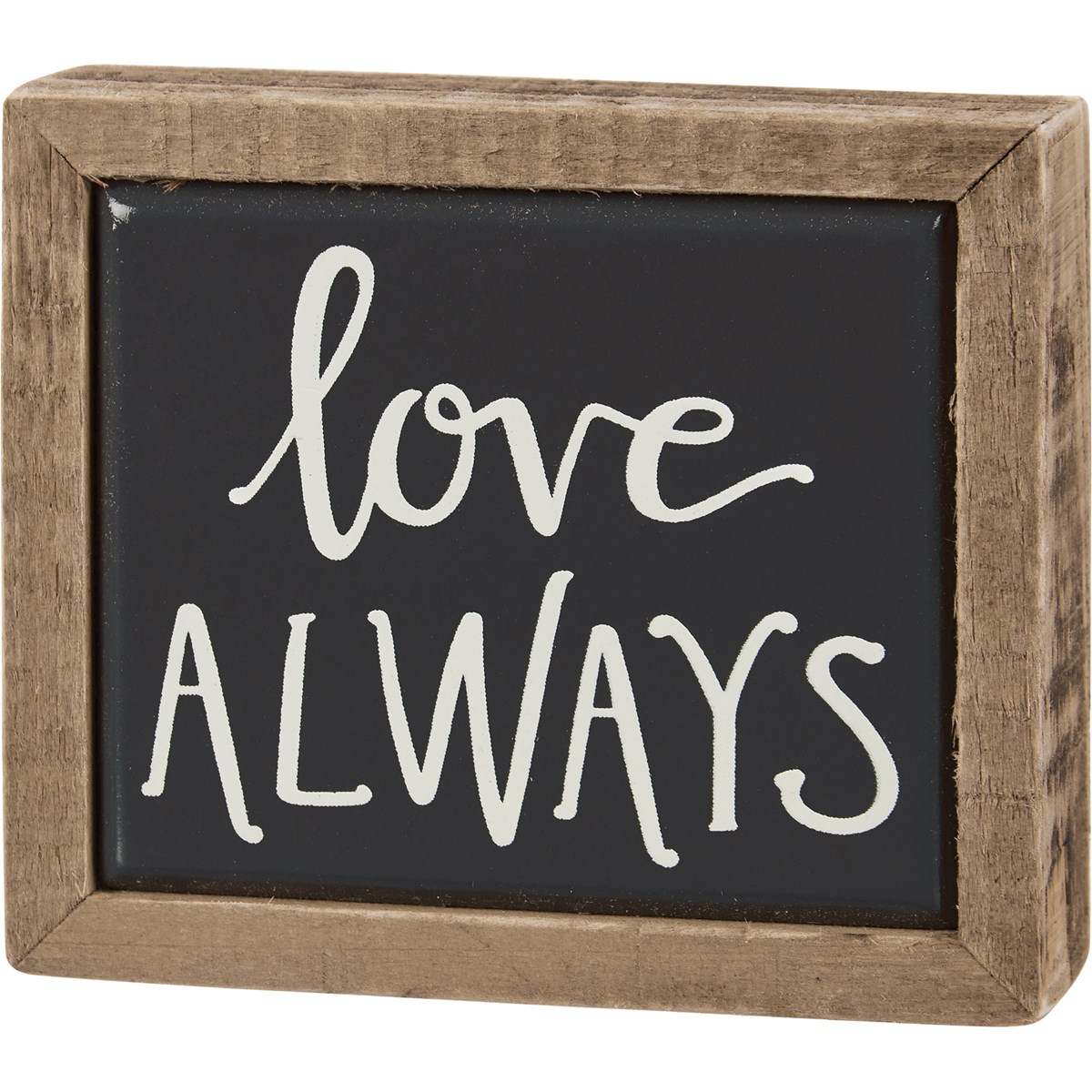 Love Always Box Sign Mini - Wood
