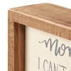 Mom Your Reminder Inset Box Sign - Wood