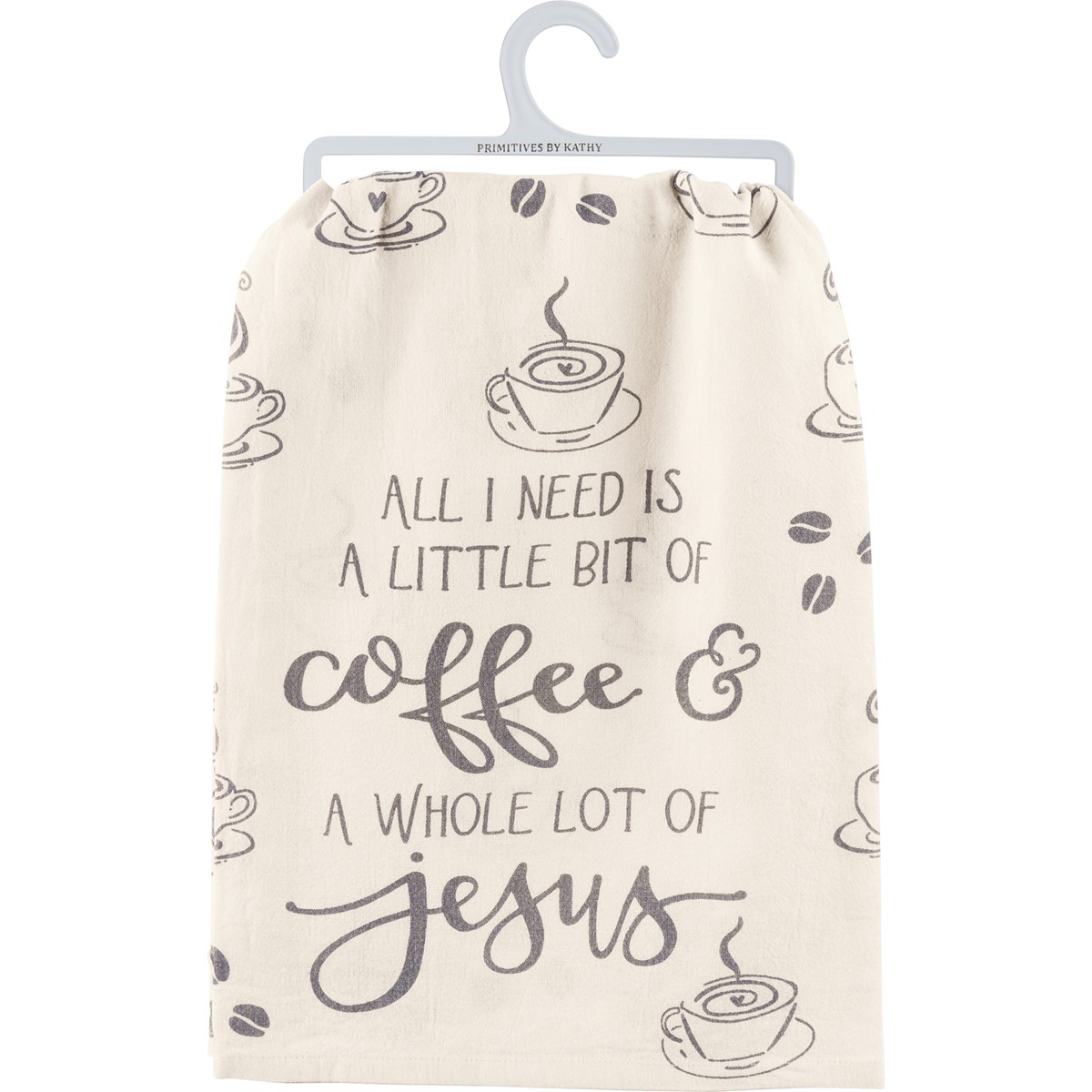 Coffee & Jesus Kitchen Towel - Cotton