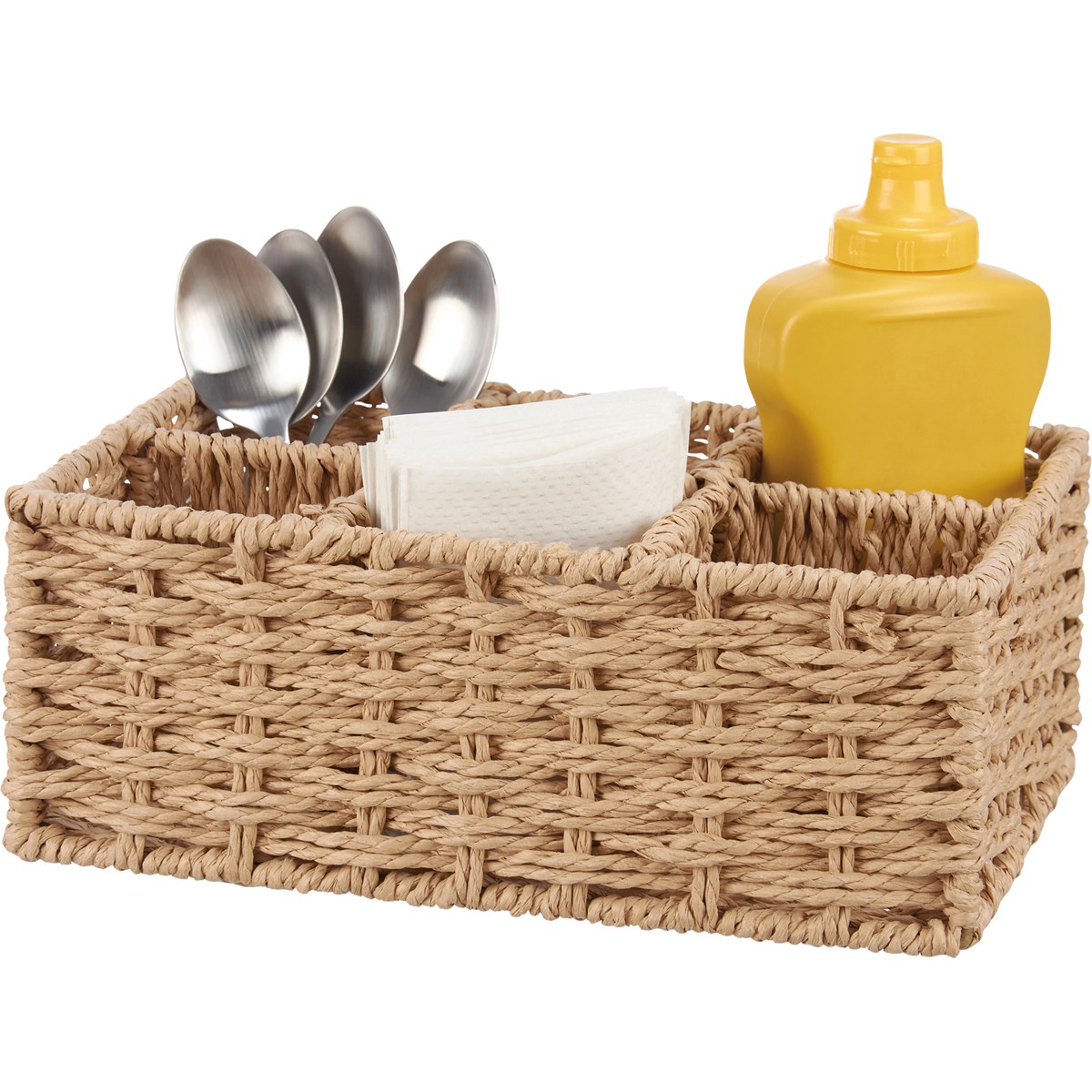 Six Section Basket Caddy - Paper, Metal
