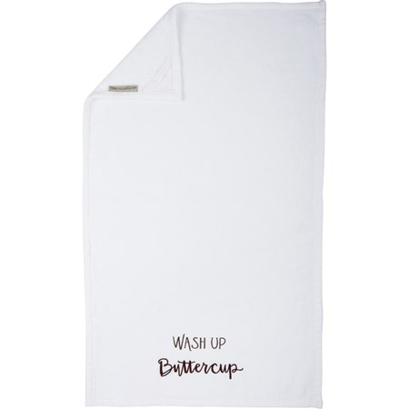 Wash Up Buttercup Hand Towel - Cotton, Terrycloth