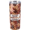 Exist Proudly Coffee Tumbler - Stainless Steel, Plastic