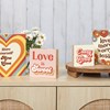 Love Is Sweet Block Sign - Wood