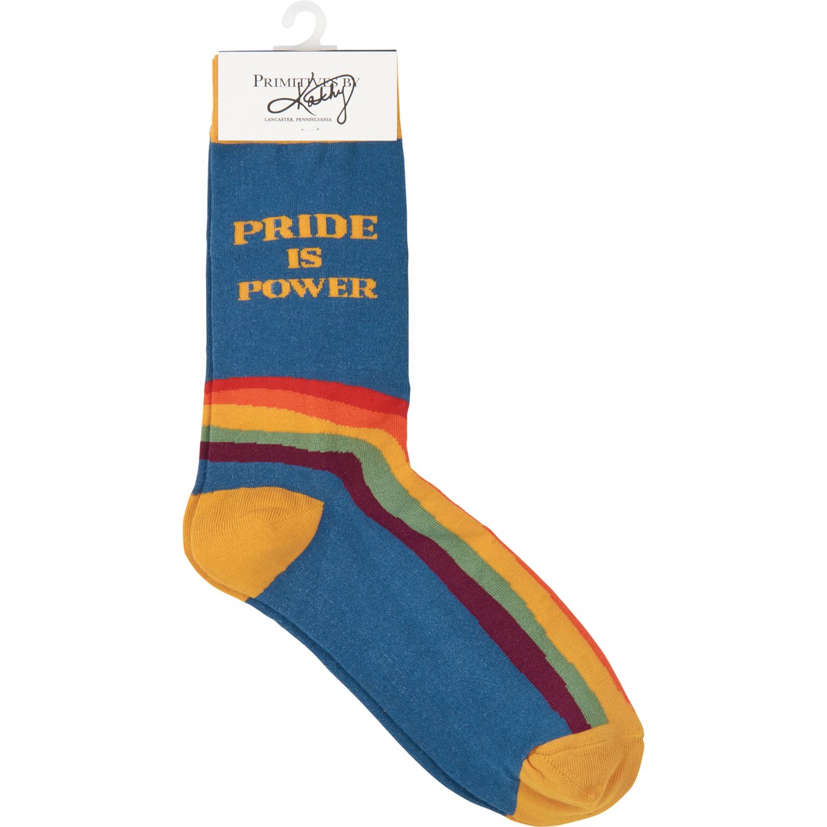 Socks - Pride Is Power - One Size Fits Most - Cotton, Nylon, Spandex