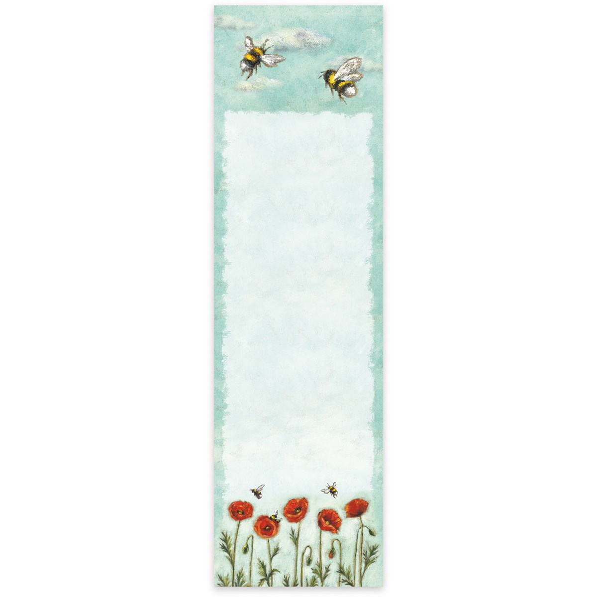 Poppies List Pad - Paper, Magnet